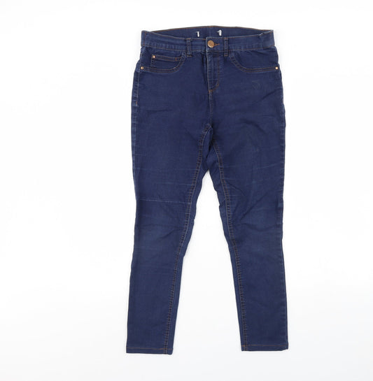 George Womens Blue  Denim Skinny Jeans Size S L25 in