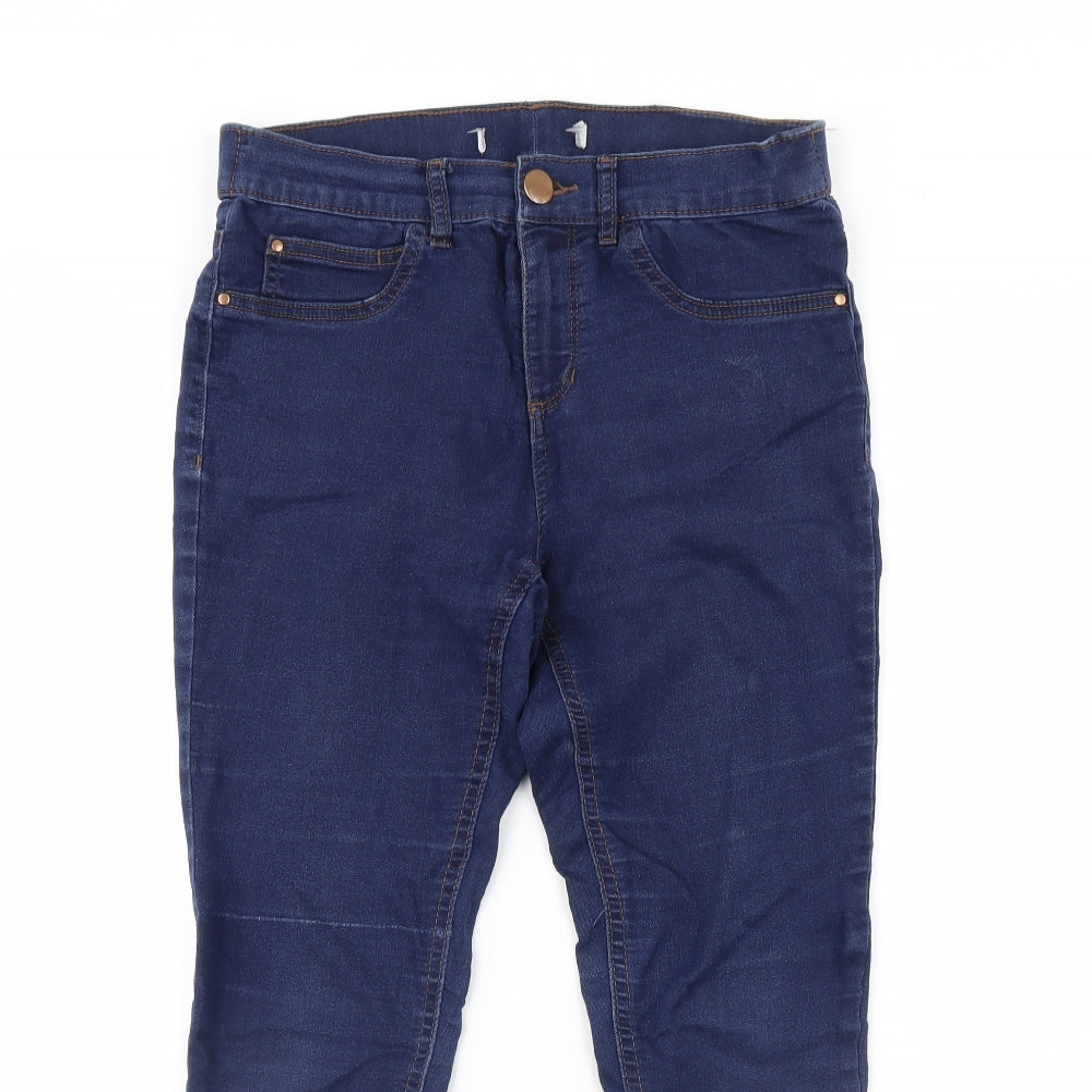 George Womens Blue  Denim Skinny Jeans Size S L25 in
