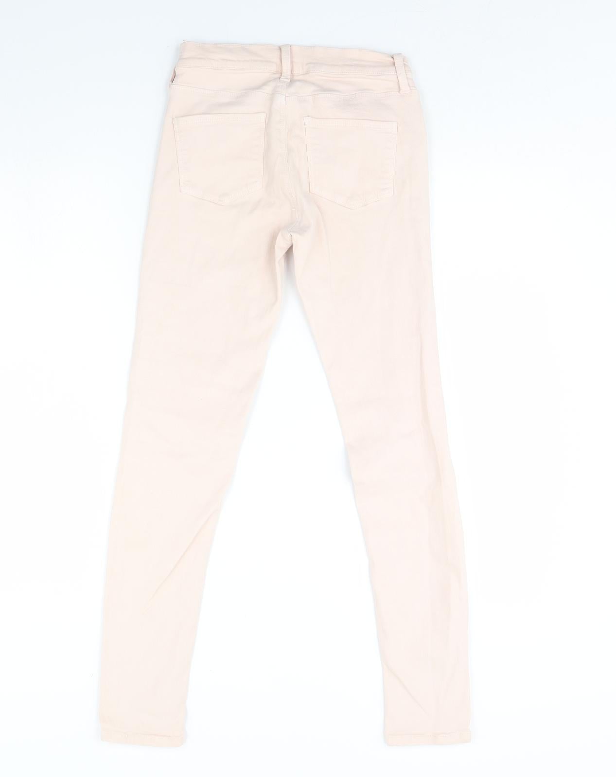 FC Jeans Womens Pink  Denim Skinny Jeans Size 6 L28 in