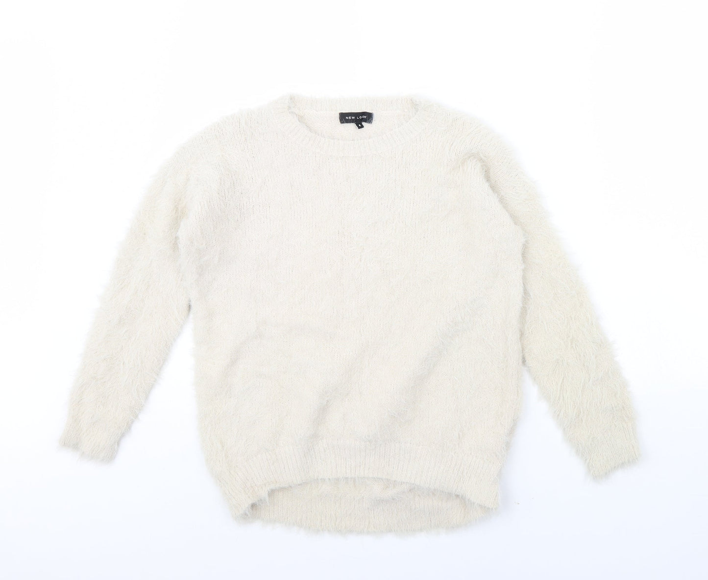 New Look Womens Ivory   Pullover Jumper Size 8