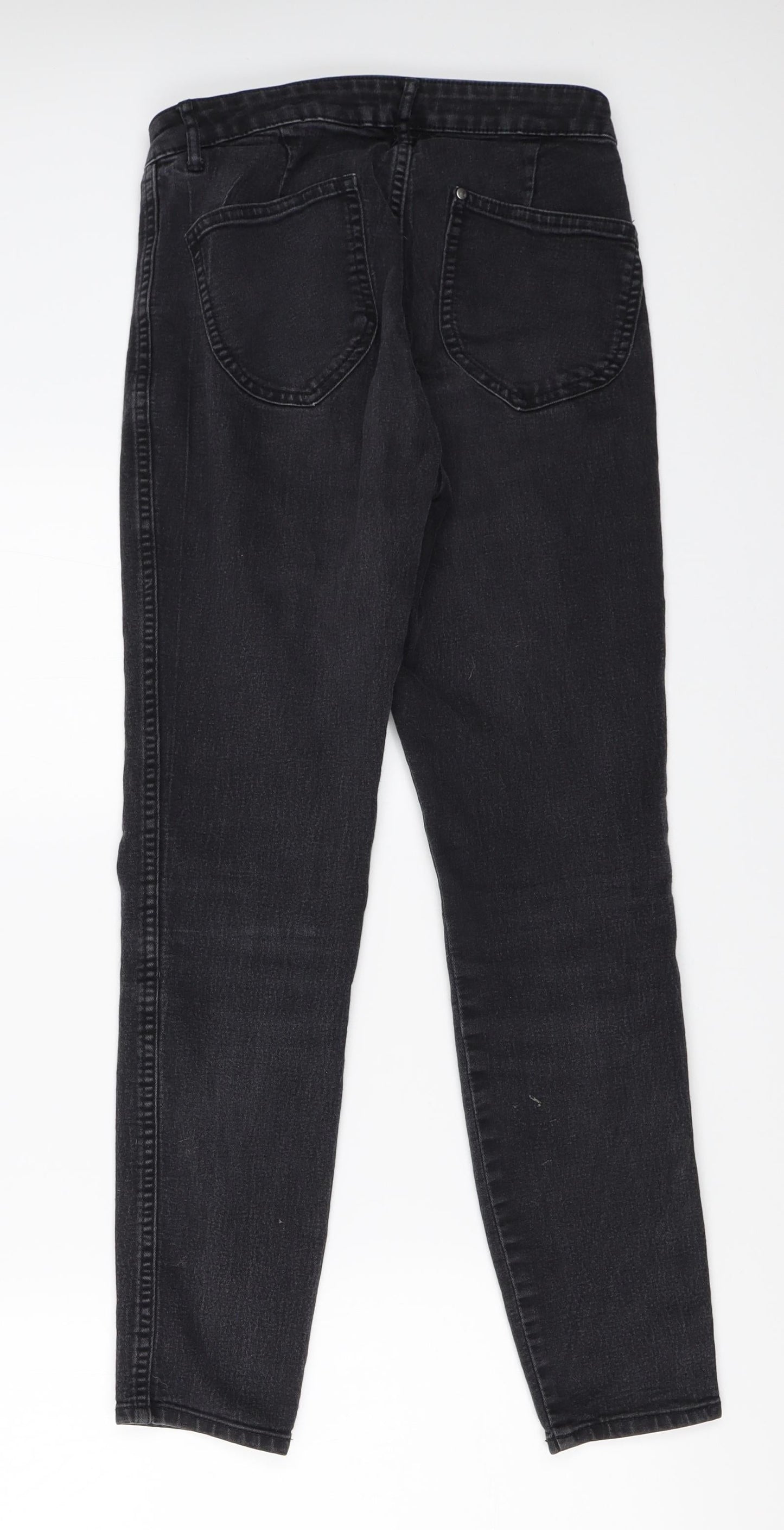 H&M Womens Black  Denim Skinny Jeans Size 27 in L27.5 in