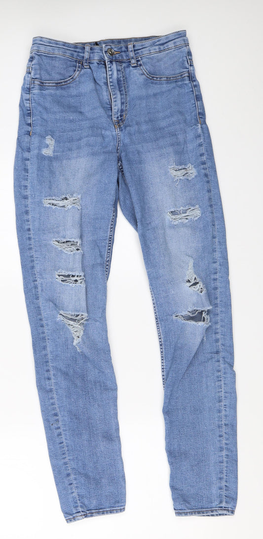 H&M Womens Blue  Denim Skinny Jeans Size 38 L29.5 in