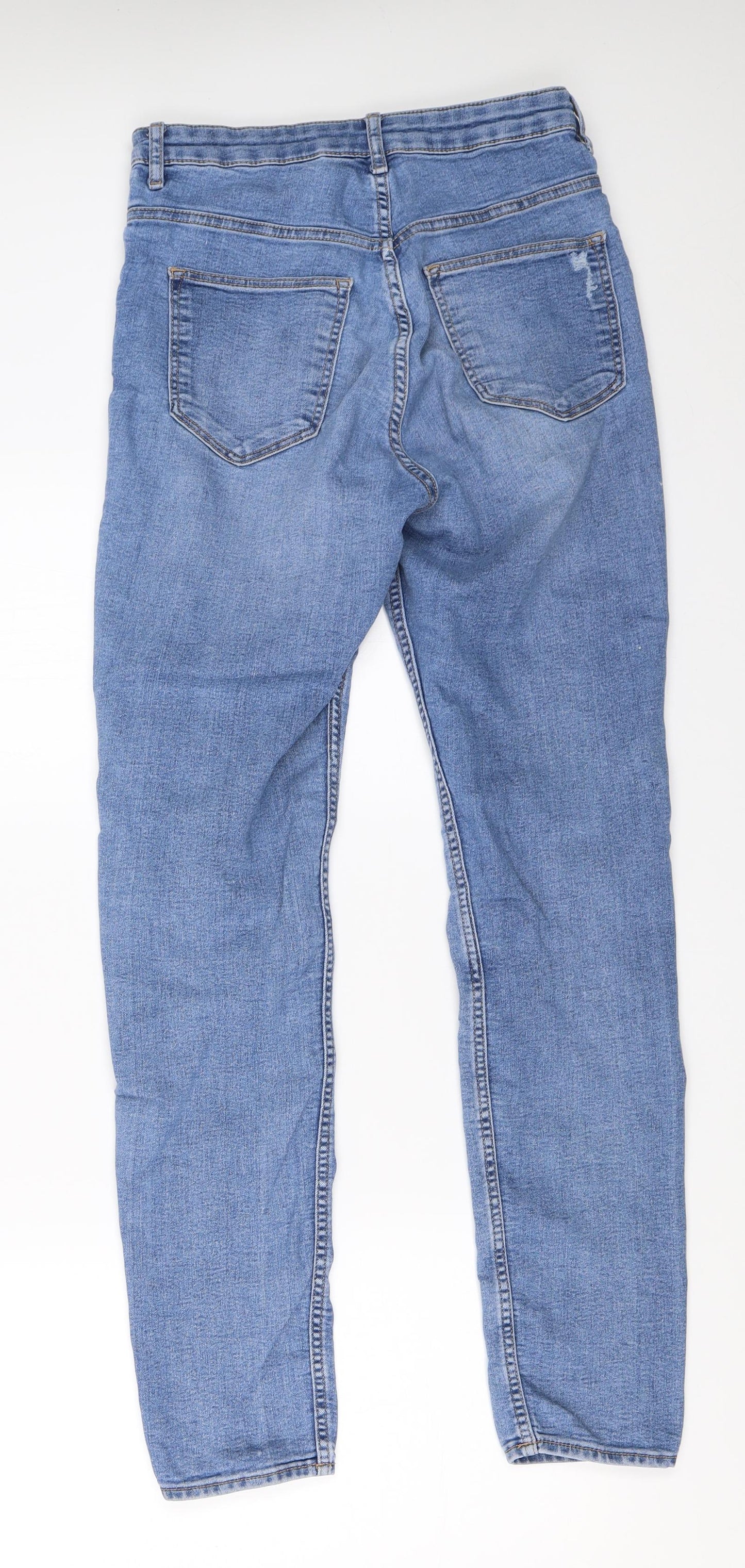H&M Womens Blue  Denim Skinny Jeans Size 38 L29.5 in