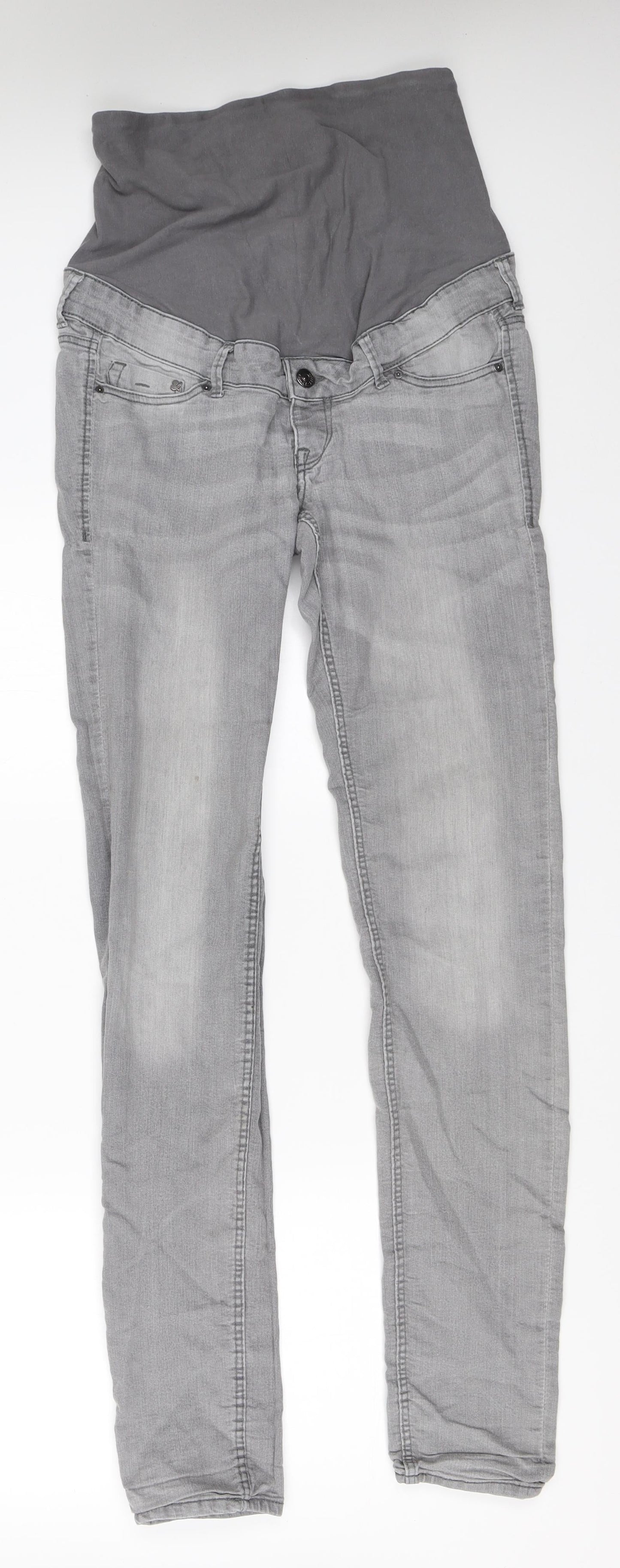 H&M Womens Grey   Skinny Jeans Size 38 L31.5 in