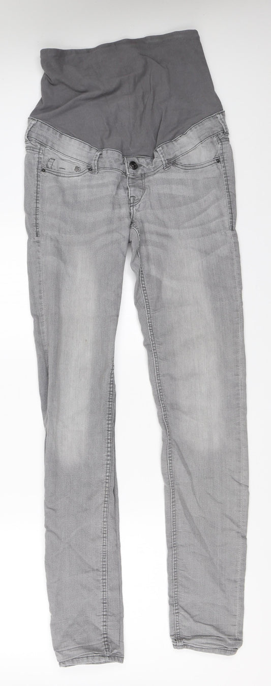H&M Womens Grey   Skinny Jeans Size 38 L31.5 in