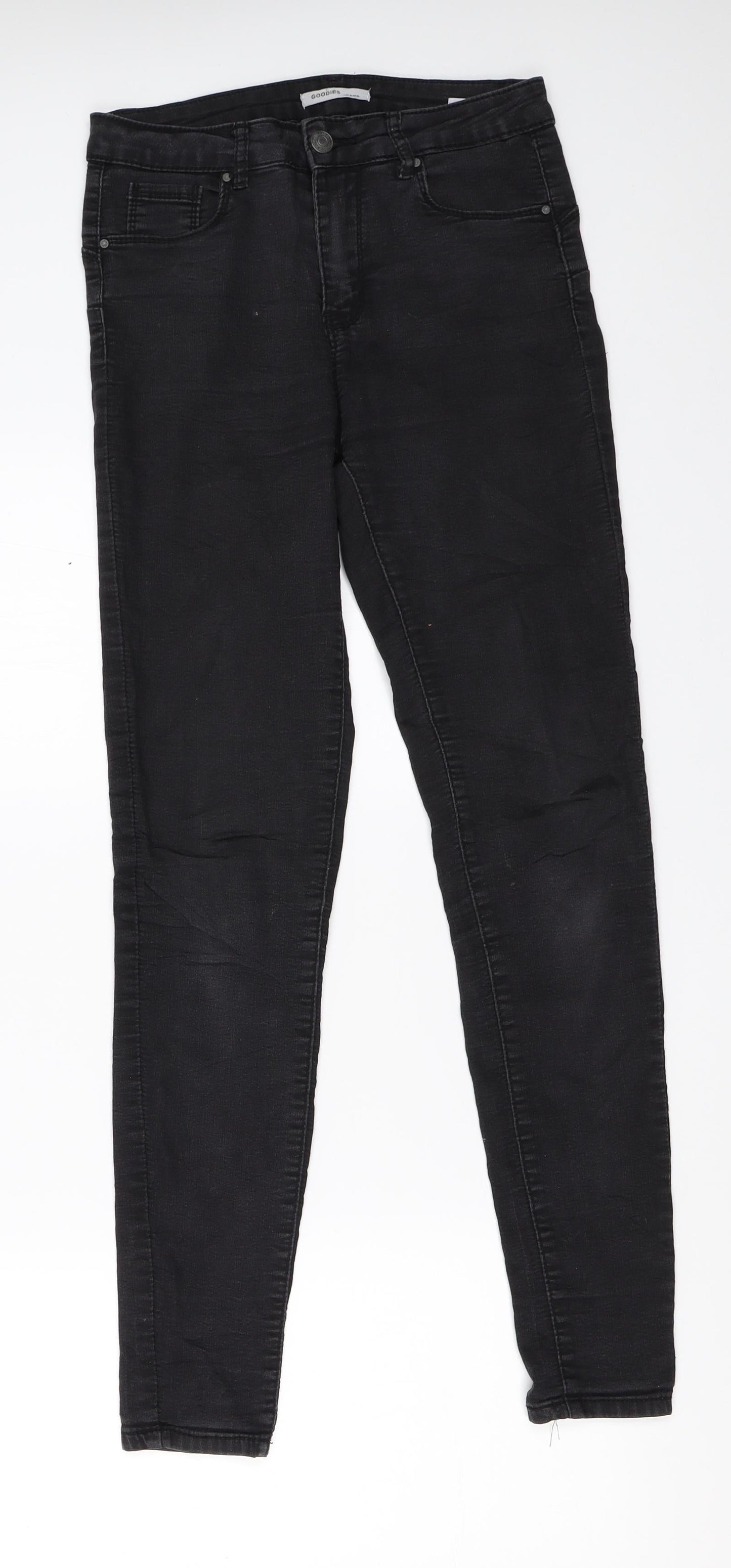 Goodies Womens Black   Skinny Jeans Size 38 L27.5 in
