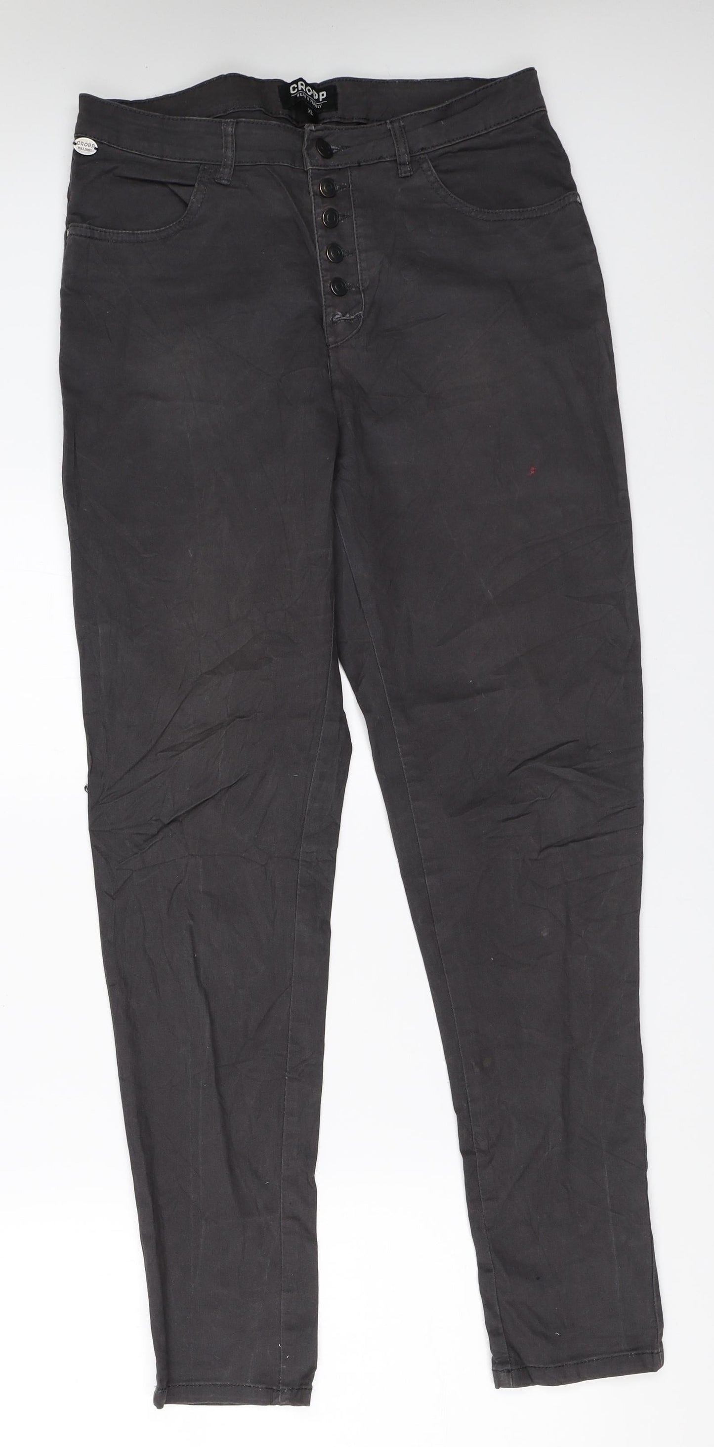 Cropp Womens Grey   Skinny Jeans Size XL L29 in