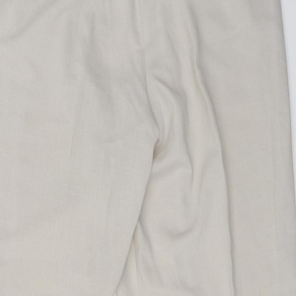 Preworn Womens Beige   Trousers  Size 38 in L27 in