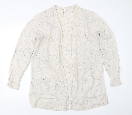 Preworn Womens Beige   Cardigan Jumper Size L