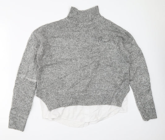 New Look Womens Grey   Pullover Jumper Size S