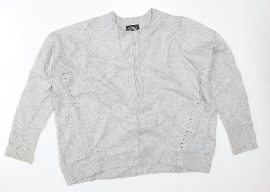 Topshop Womens Grey   Pullover Jumper Size 8