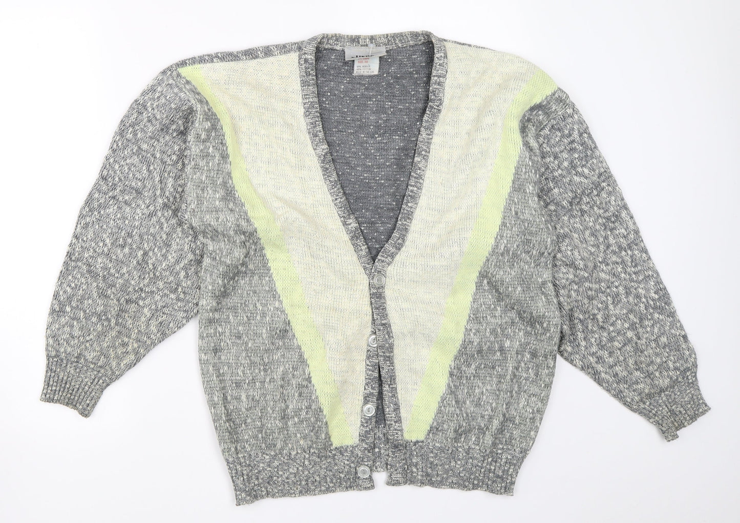 HERO Womens Grey   Cardigan Jumper Size 38