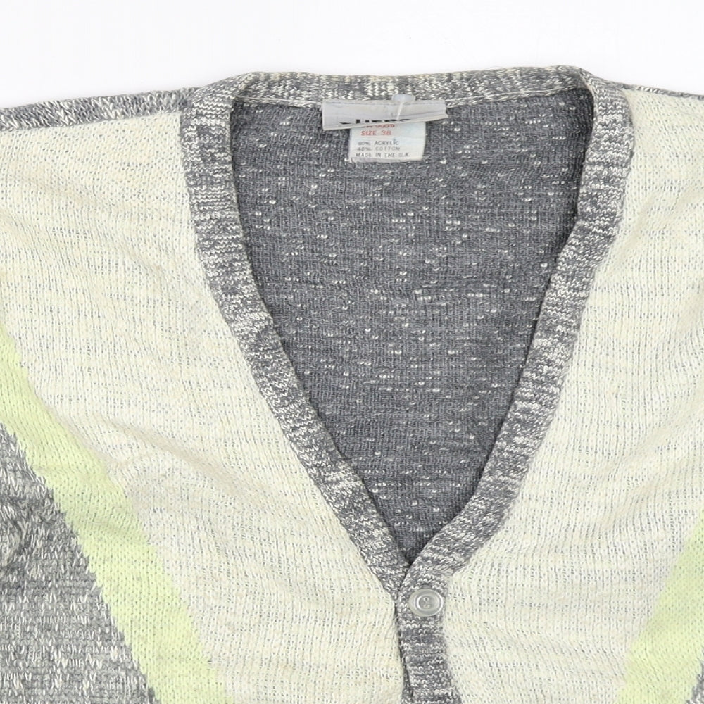 HERO Womens Grey   Cardigan Jumper Size 38
