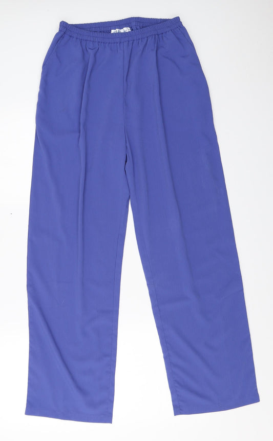 Edmee Womens Blue   Trousers  Size 42 L29 in