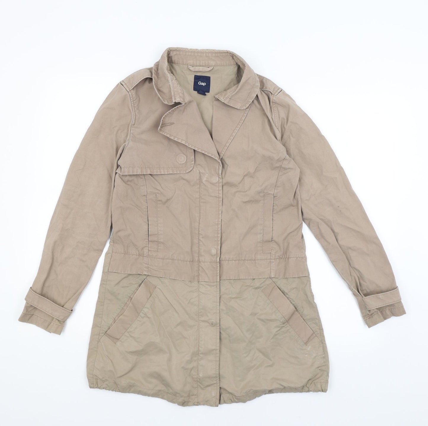 Gap Womens Brown   Overcoat Coat Size 8