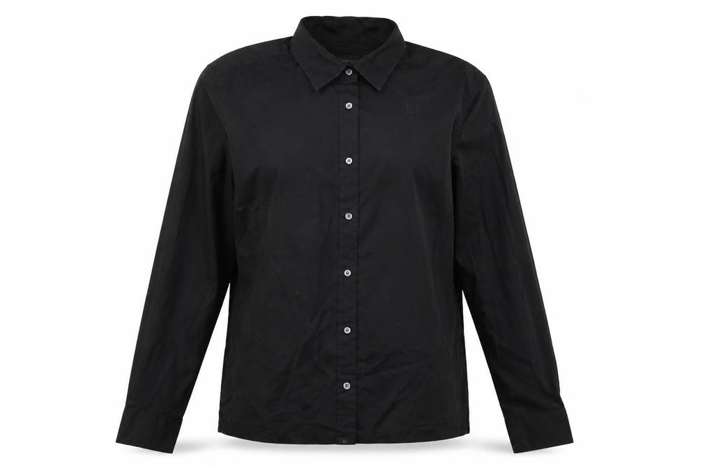 Country Roads Womens Black   Basic Button-Up Size XL
