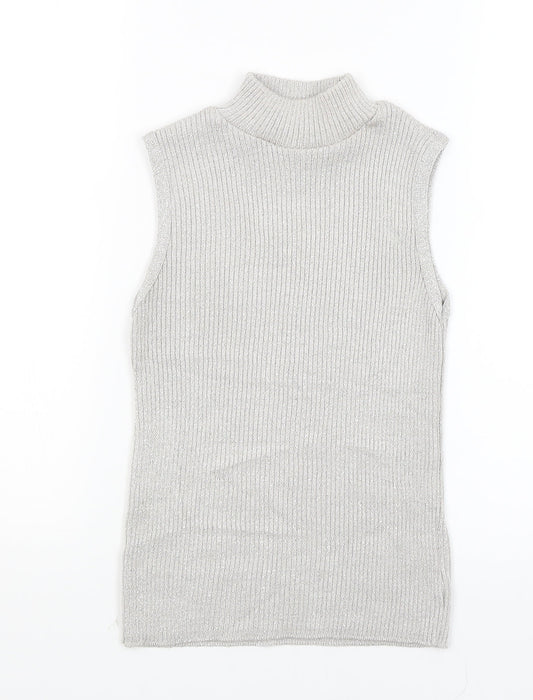 Sara Neal Womens Silver   Basic Tank Size S