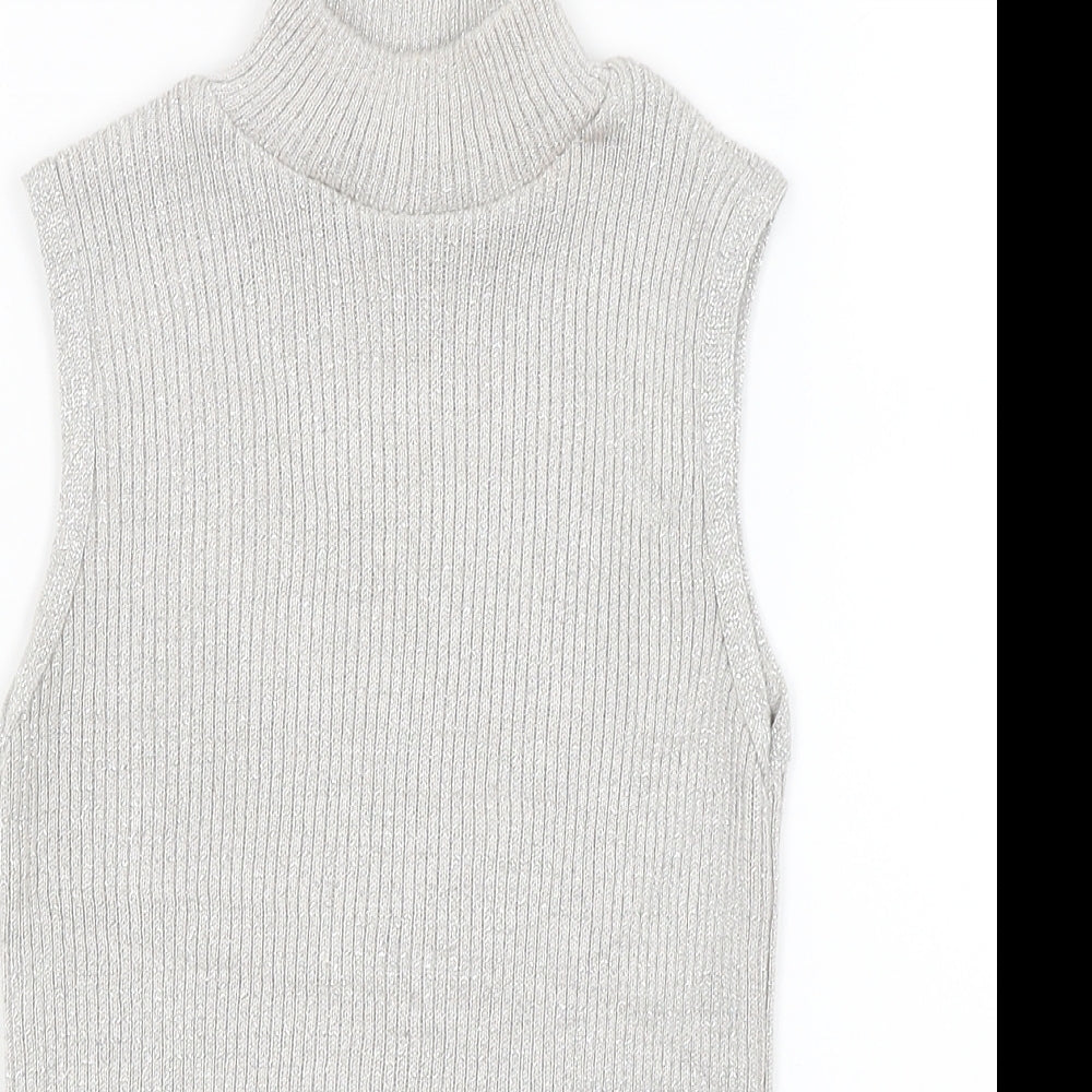 Sara Neal Womens Silver   Basic Tank Size S