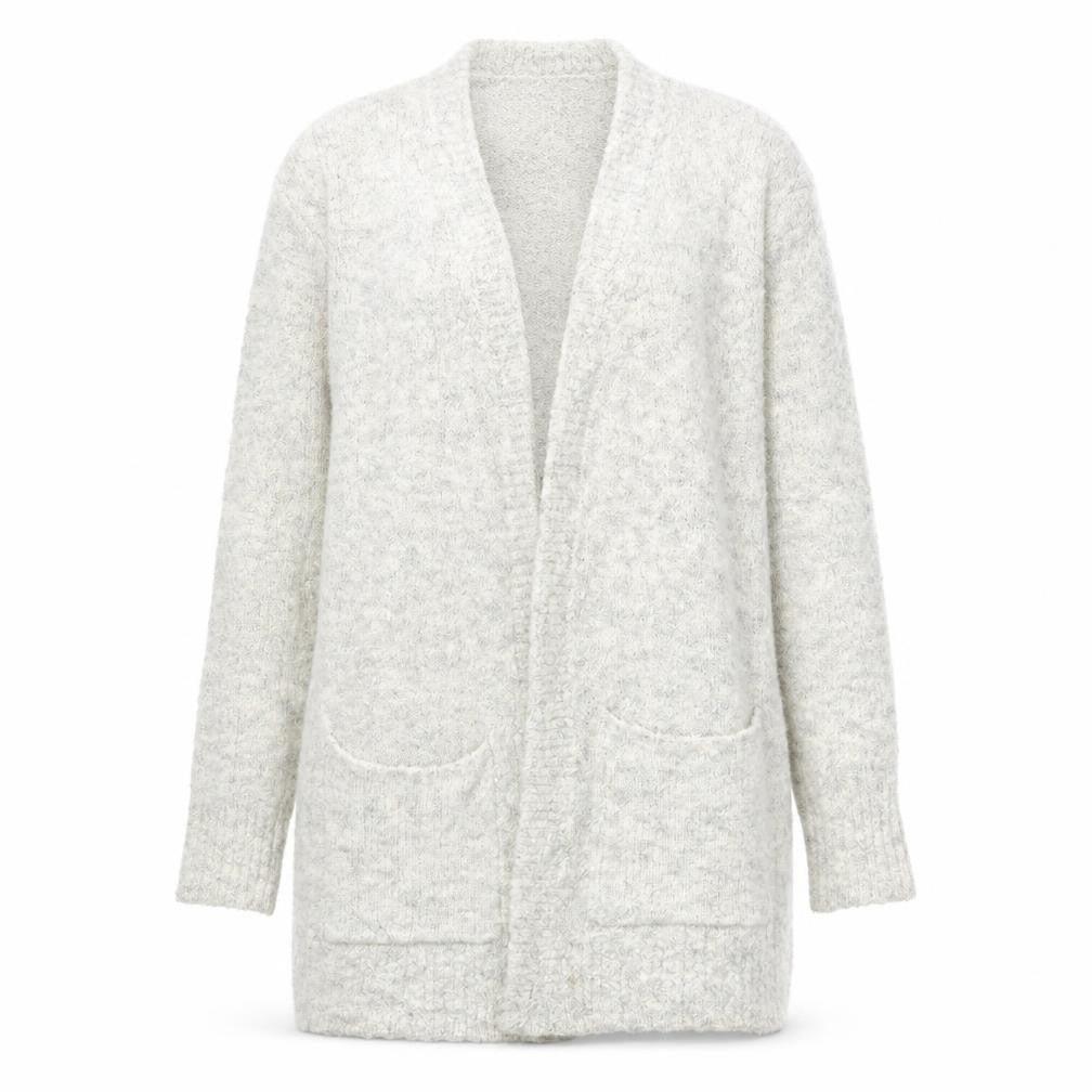 Amisu Womens Ivory   Wrap Jumper Size S