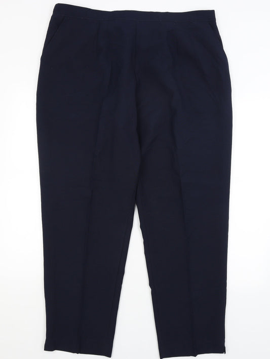 Klass 6  Womens Blue   Trousers  Size 22 L28 in