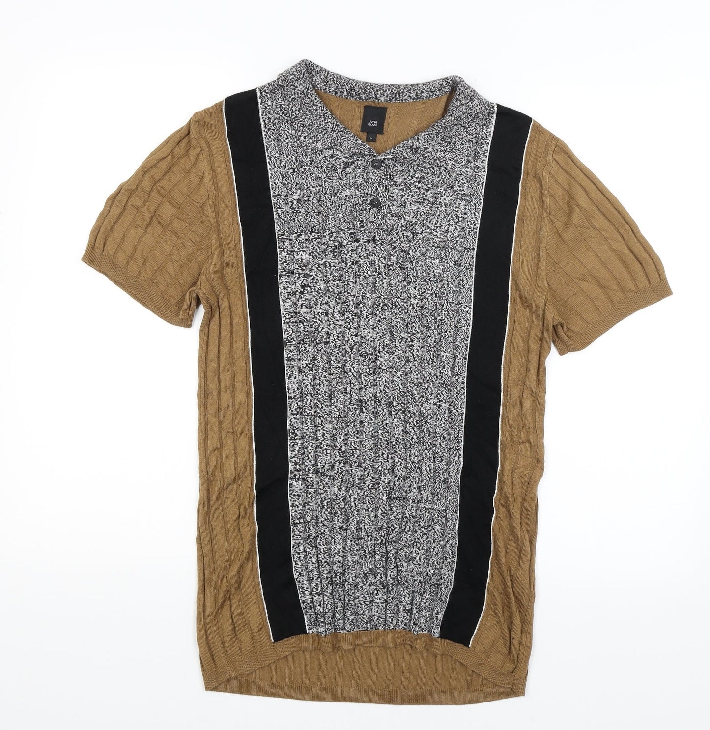 River Island Womens Brown   Basic T-Shirt Size M