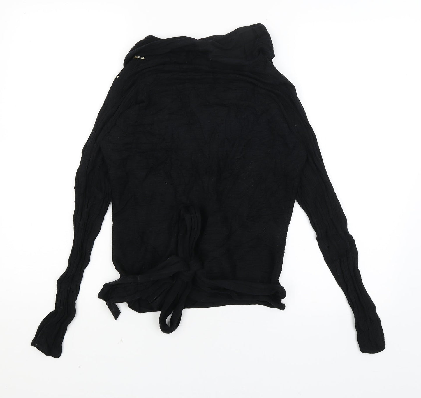 Jeff & Co Womens Black   Wrap Jumper Size 12