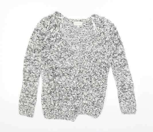 New Look Womens White   Wrap Jumper Size S