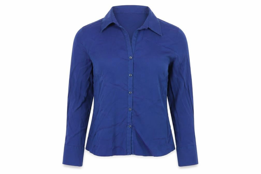 Dorothy Perkins Womens Blue   Basic Button-Up Size 14