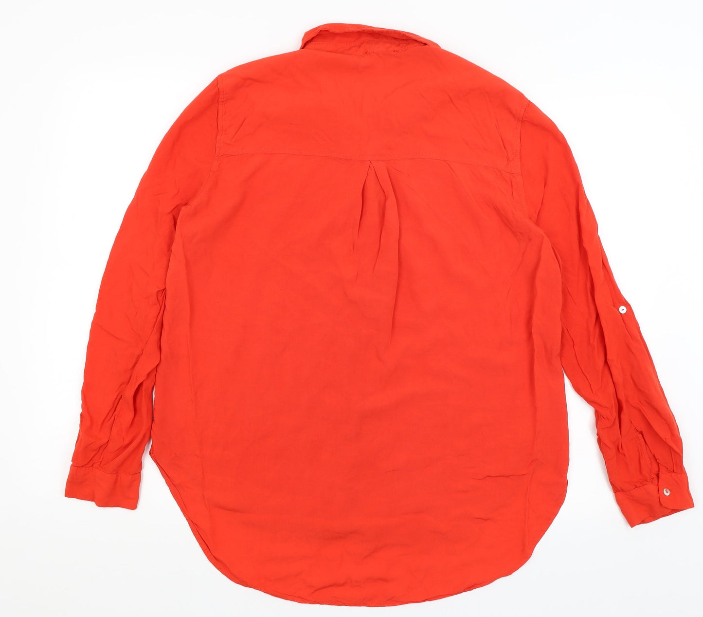 Jane & Dilaney Womens Red   Basic Button-Up Size L