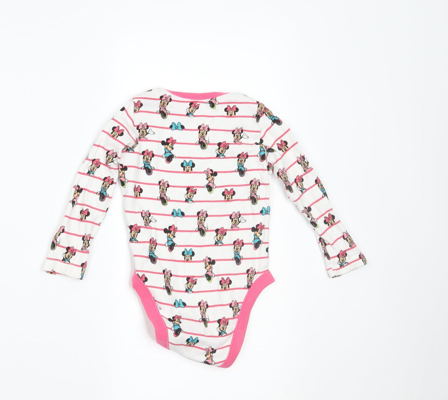 Disney Baby Girls  Geometric  Basic T-Shirt Size 9-12 Months  - MINNIE MOUSE BODYSUIT
