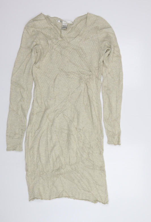 Max Studio Womens Beige   Jumper Dress  Size S