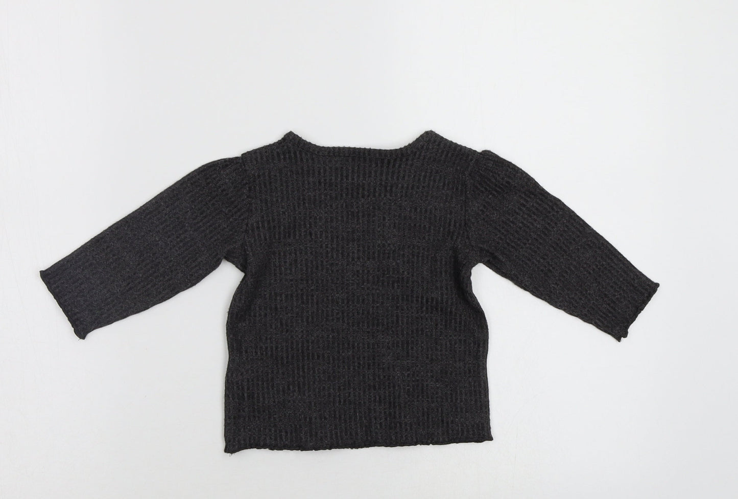 M&s Baby Grey   Pullover Jumper Size 6-9 Months