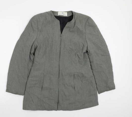 Essentials Womens Grey   Jacket Blazer Size 14