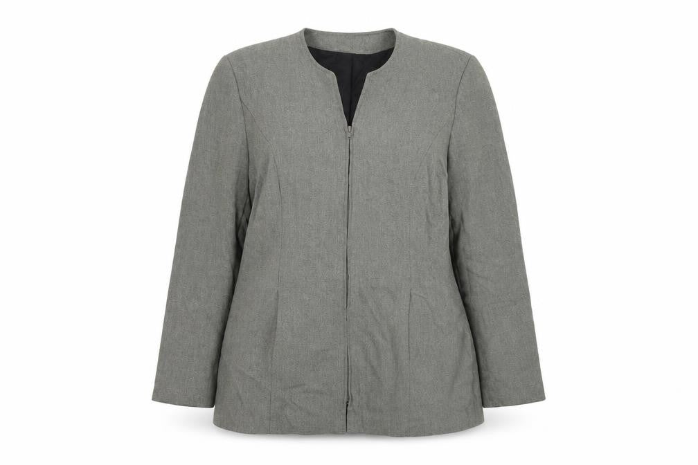 Essentials Womens Grey   Jacket Blazer Size 14