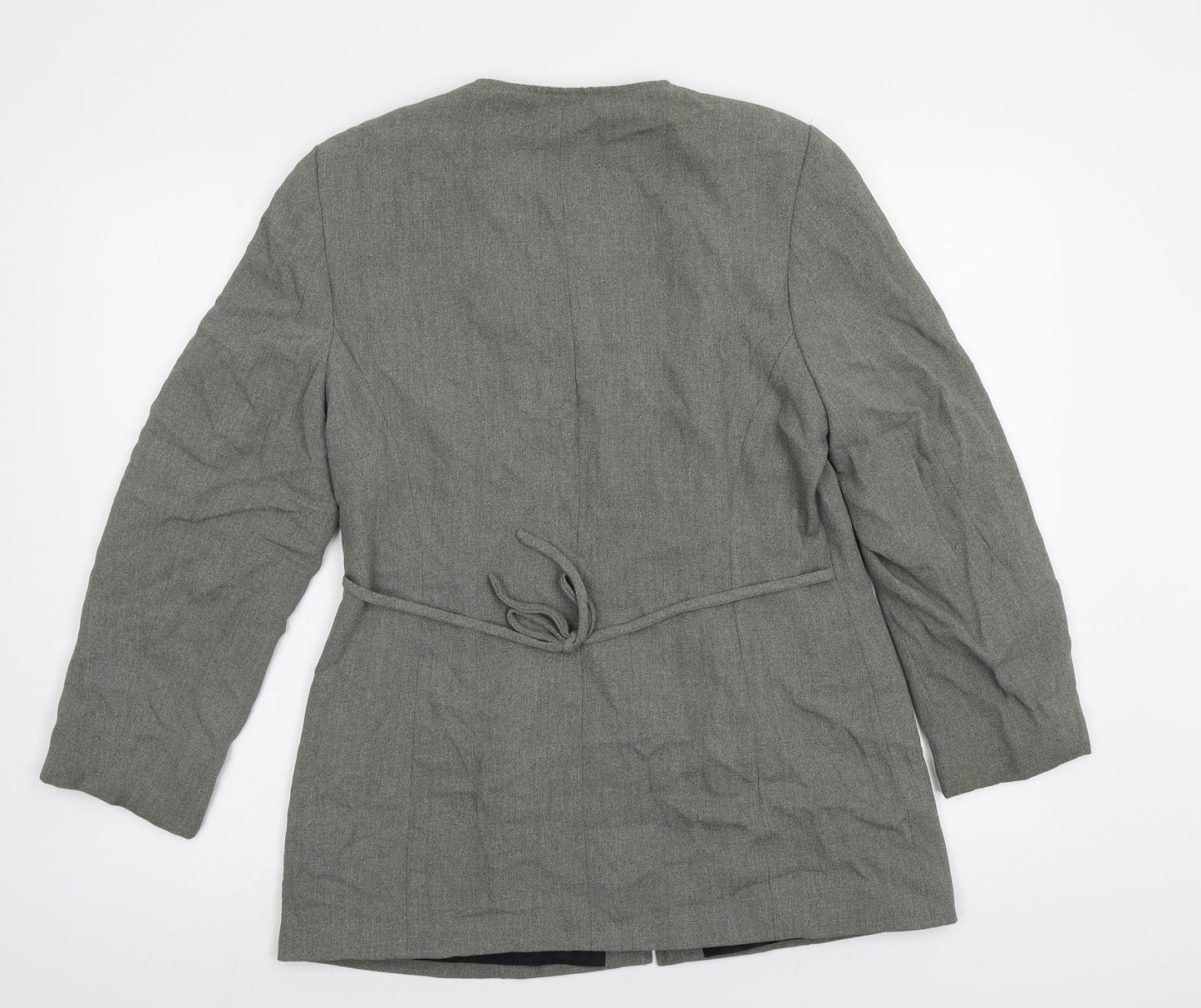 Essentials Womens Grey   Jacket Blazer Size 14