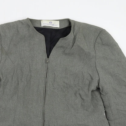 Essentials Womens Grey   Jacket Blazer Size 14