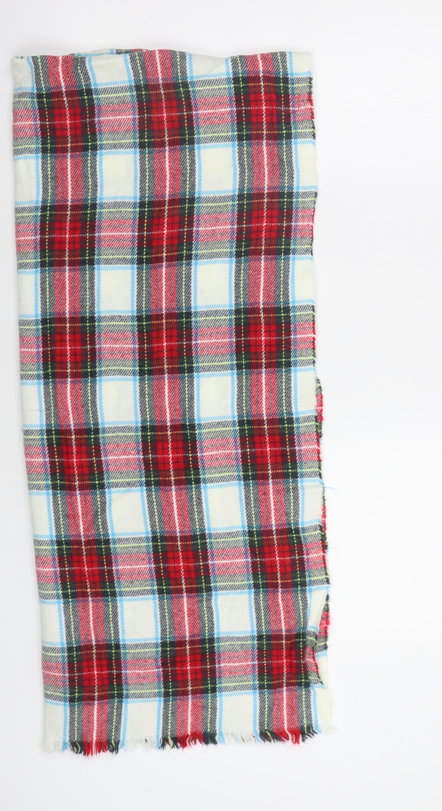 Preworn Womens Multicoloured Check   Shawl/Wrap