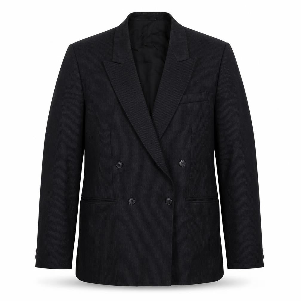 Burton Mens Black Striped  Jacket Blazer Size 38
