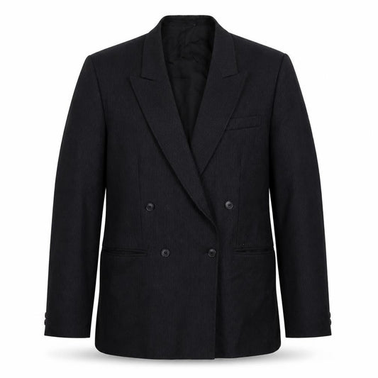 Burton Mens Black Striped  Jacket Blazer Size 38