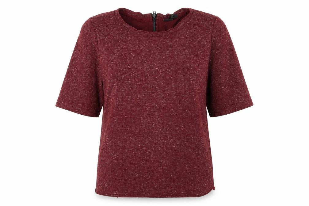 Topshop Womens Red   Basic T-Shirt Size 12  - Topshop