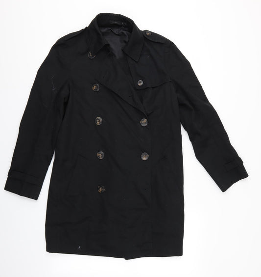 Imea Womens Black   Rain Coat Coat Size 10  - Rain Coat