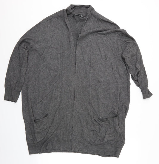 Atmosphere Womens Grey   Wrap Jumper Size 14  - Atmosphere Wrap