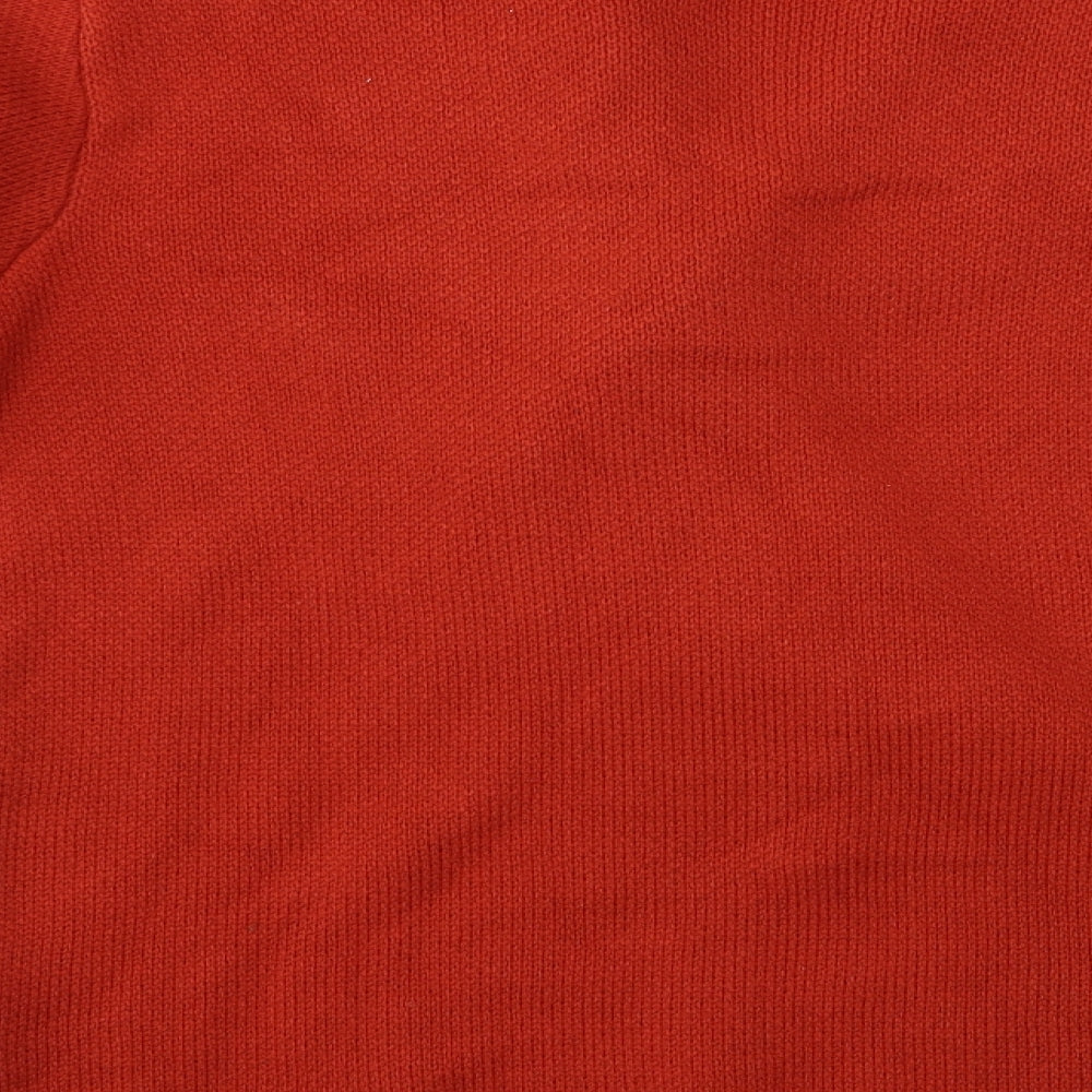 Bonmarché Womens Orange   Wrap Jumper Size 14  - Wrap