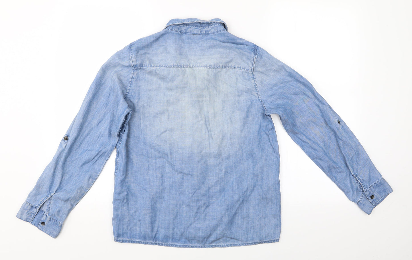 & Denim Womens Black   Basic Blouse Size 6  - & Denim Shirt