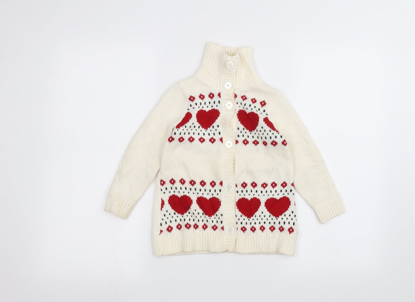 Gap Girls White   Jacket Coatigan Size 2 Years