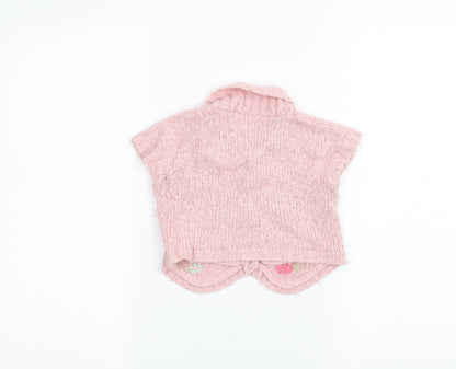 Back view of Next Baby Pink Jacket Coatigan, size 12-18, Months