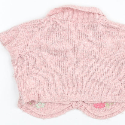 Brand and care label for Next Baby Pink Jacket Coatigan, size 12-18, Months