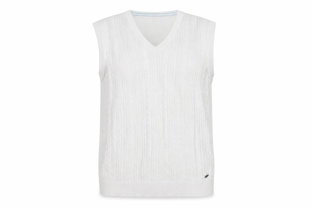 ISLE Womens White   Pullover Jumper Size M