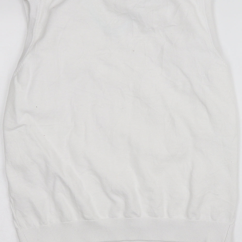 ISLE Womens White   Pullover Jumper Size M