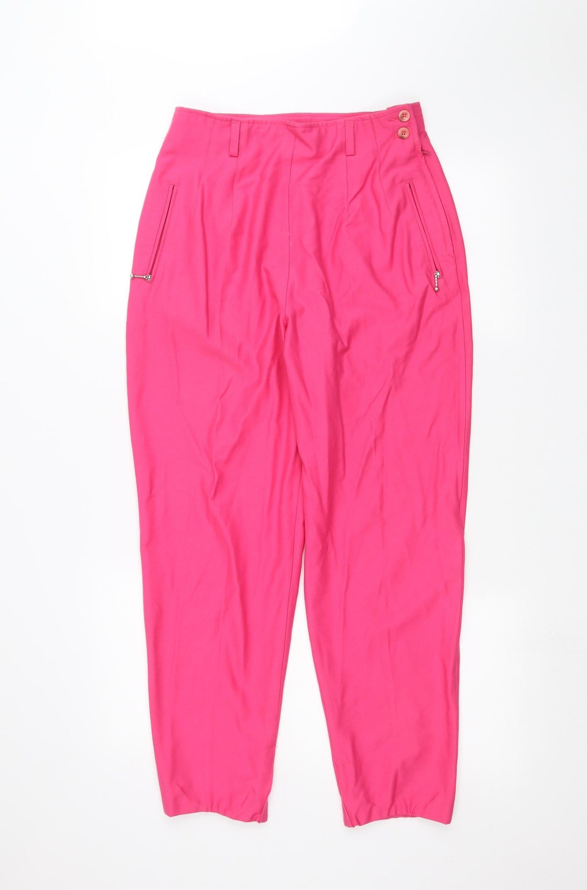 VIA MORO Womens Pink   Trousers  Size 14 L25 in